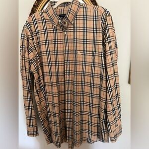 Men’s Burberry button down shirt